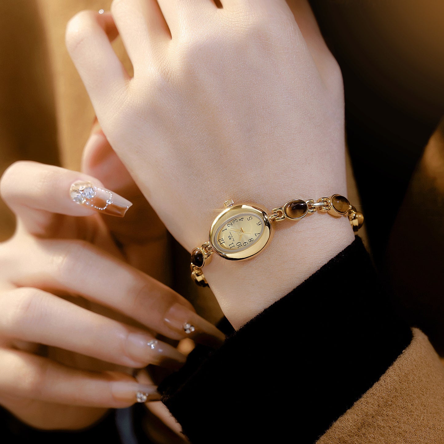 MONTRE LUMINA ŒIL DE TIGRE