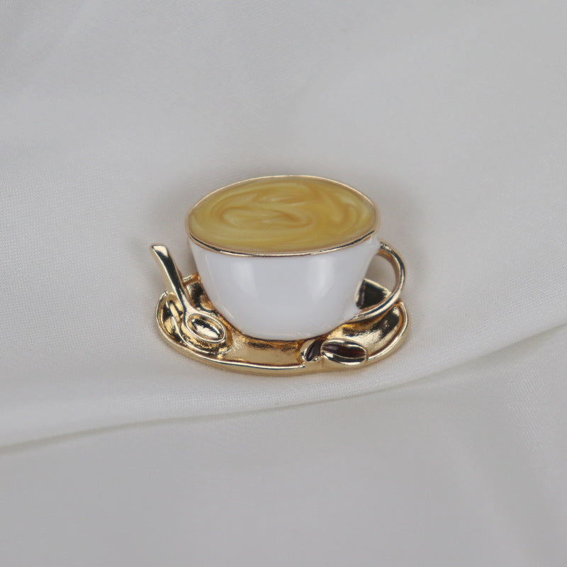 BROCHE TASSE À CAFÉ