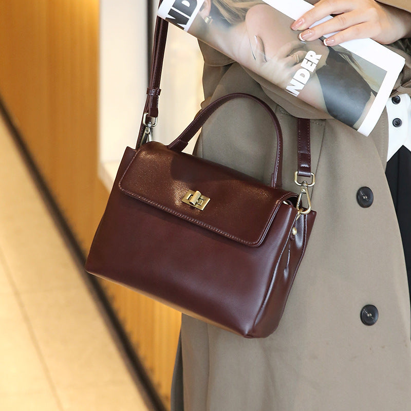 SACOCHE ÉPAULE CUIR FEMME