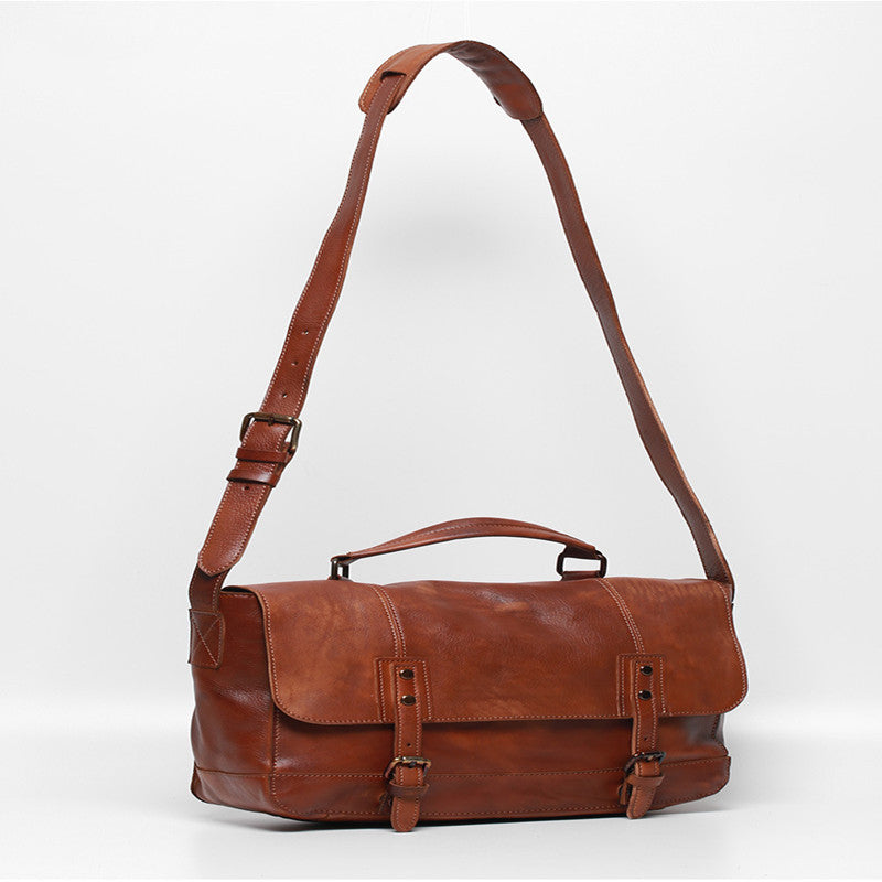SAC BESACE EN VACHETTE POLI