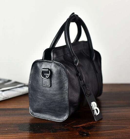 SAC POLOCHON SURPIQUÉ CUIR ARTISAN