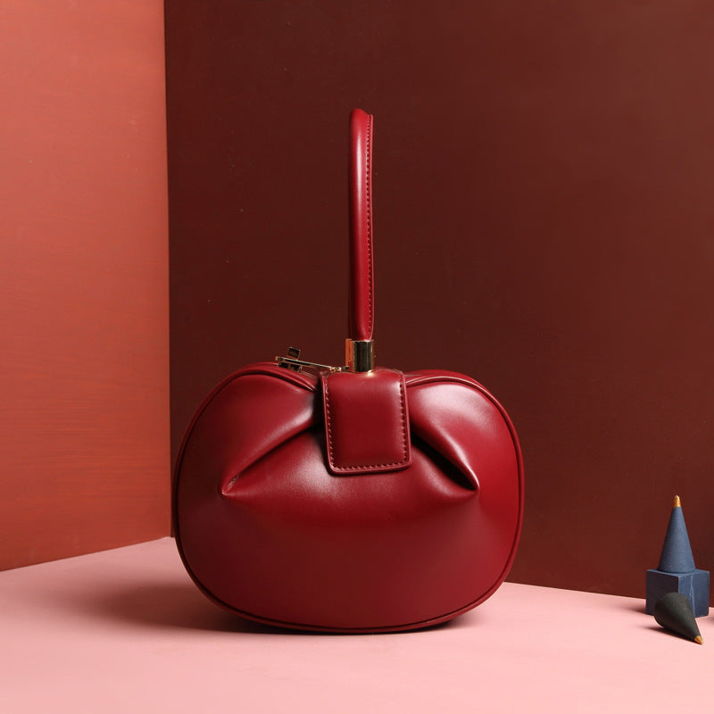 SAC POCHETTE CUIR MINIMALISTE