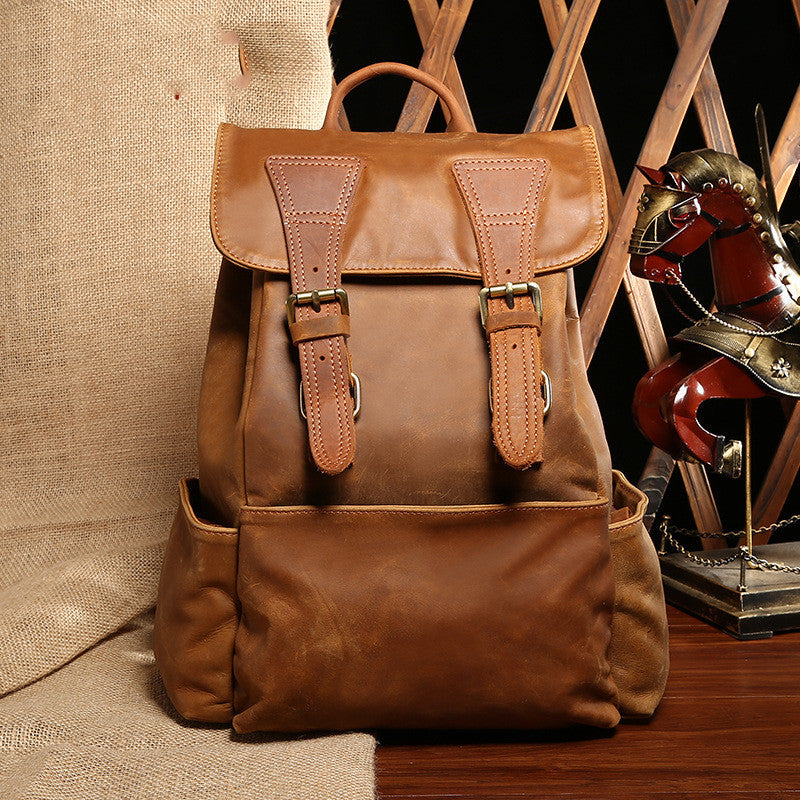 SAC À DOS RÉTRO CUIR FEMME