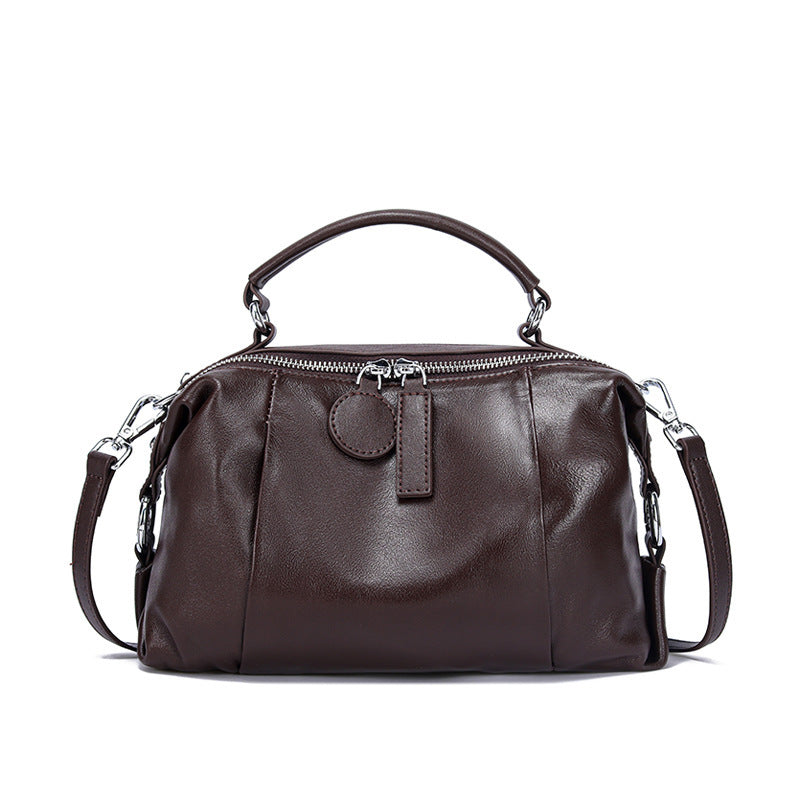 SAC ÉPAULIÈRE MESSAGER EN CUIR FEMME