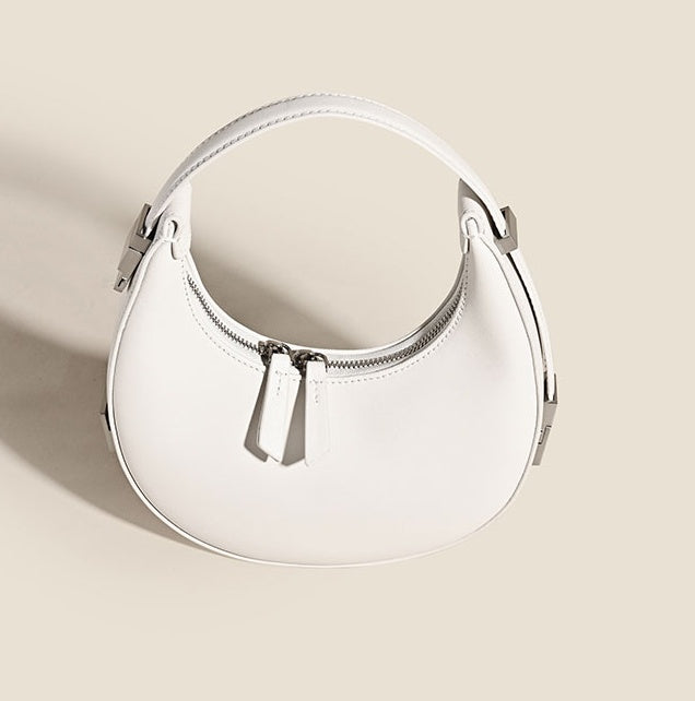 SAC DEMI-LUNE ÉPAULE CUIR