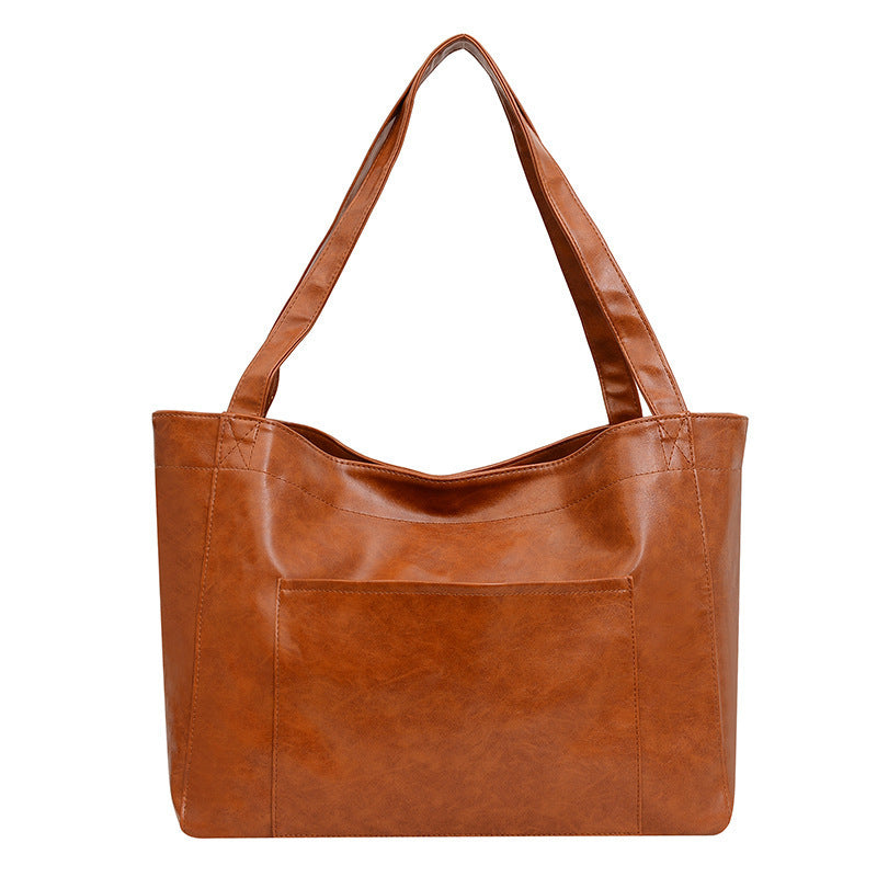 SAC ÉPAULIÈRE CUIR SOUPLE FEMME