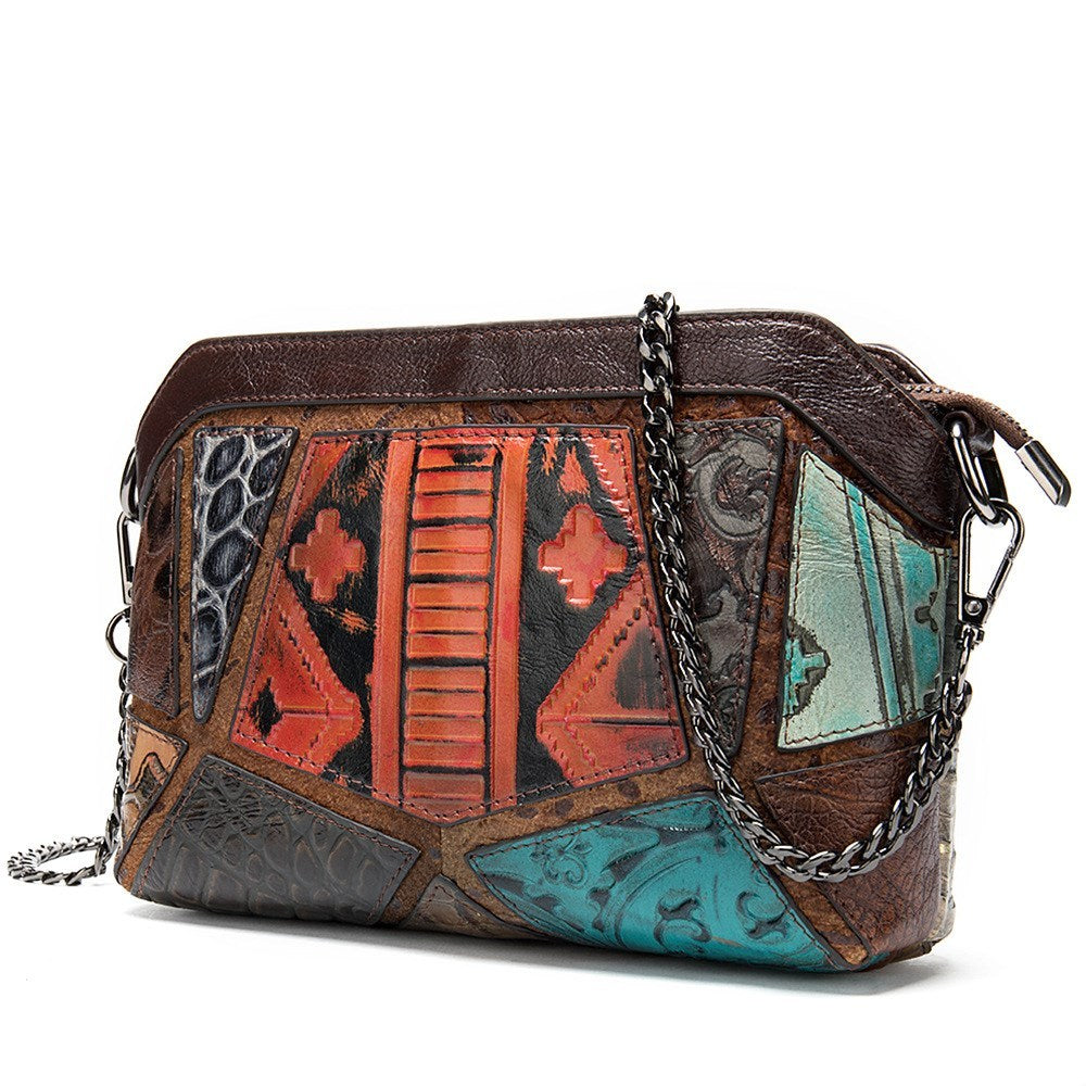 SAC POCHETTE À MAIN RÉTRO FEMME