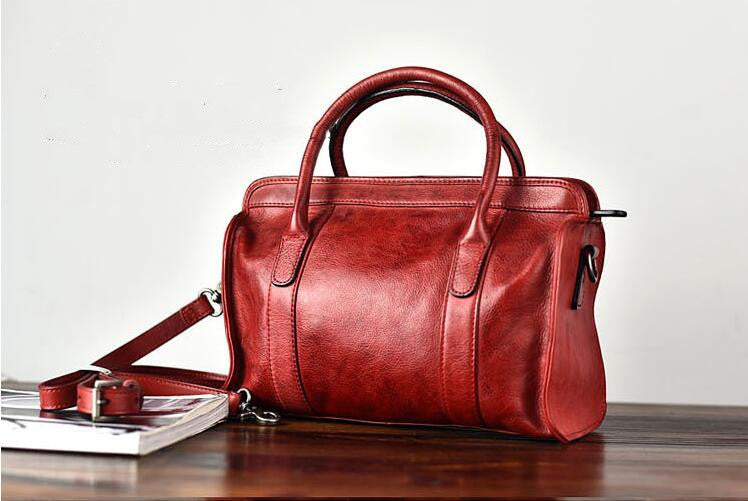 SAC POLOCHON SURPIQUÉ CUIR ARTISAN