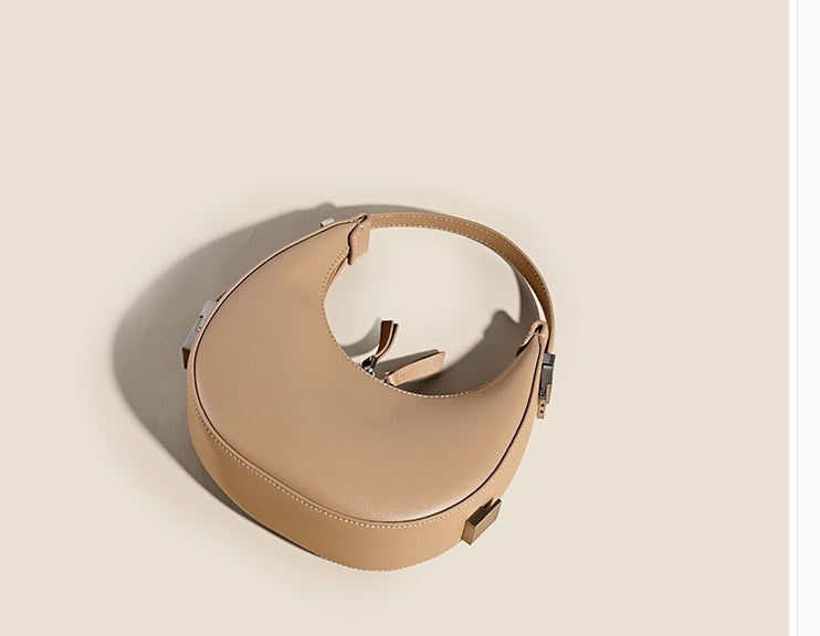 SAC DEMI-LUNE ÉPAULE CUIR