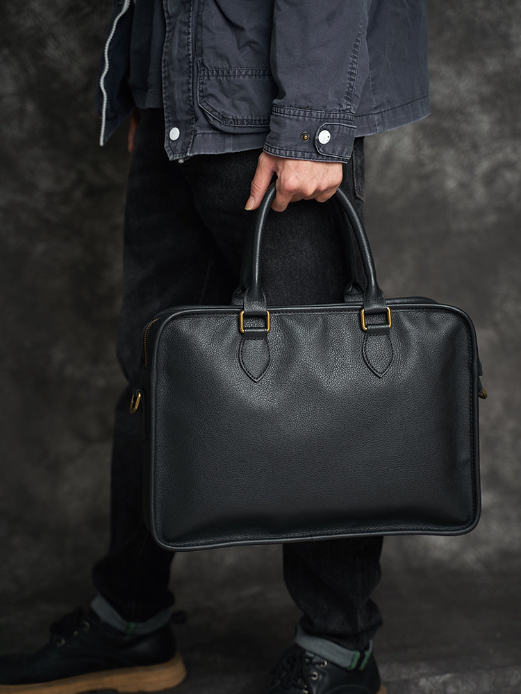 SACOCHE EN CUIR HORIZONTAL