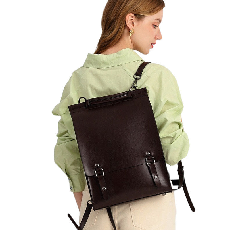 SAC À DOS RÉTRO EN CUIR FEMME