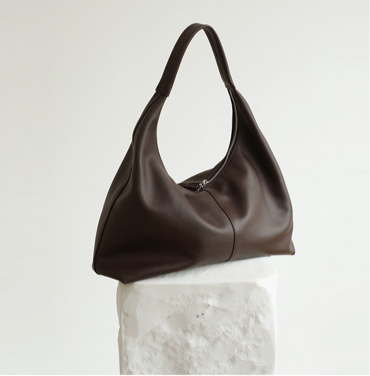 SAC ÉPAULIÈRE SOUPLE CUIR GRAND