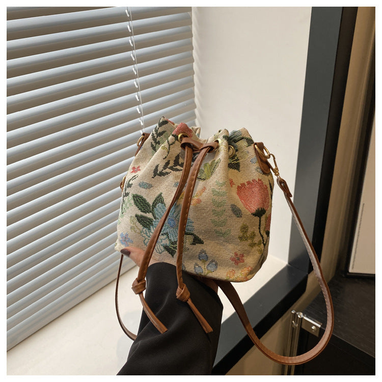 MINI SAC SEAU RÉTRO FEMME