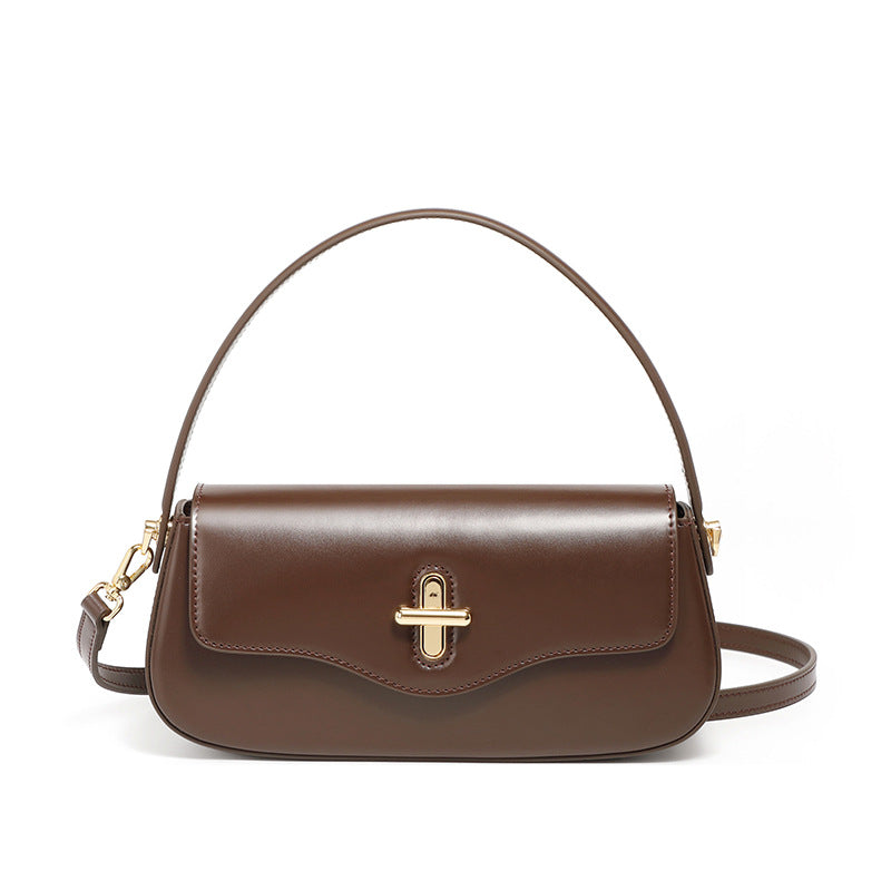 SAC BAGUETTE LUNE CUIR