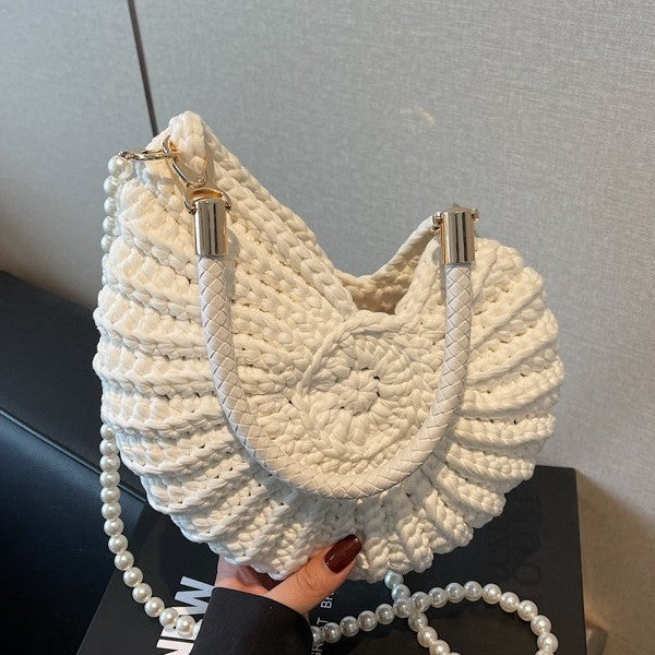 SAC SEAU TRESSÉ FAIT MAIN