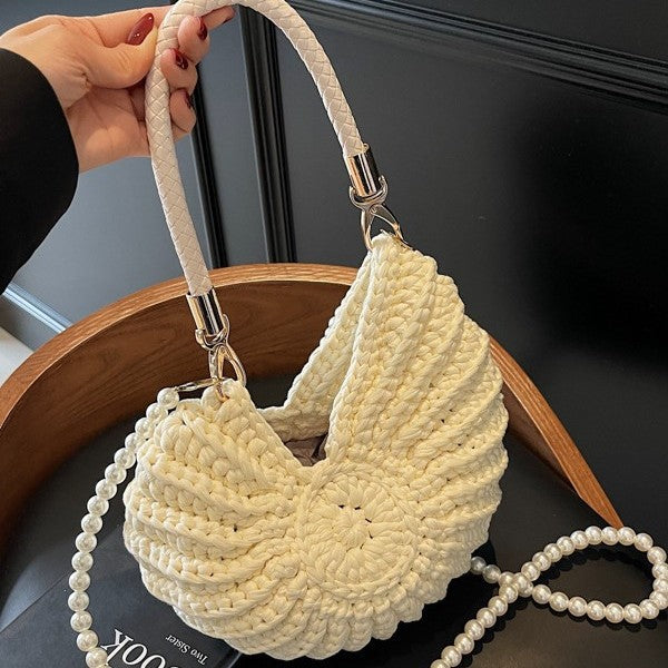 SAC SEAU TRESSÉ FAIT MAIN