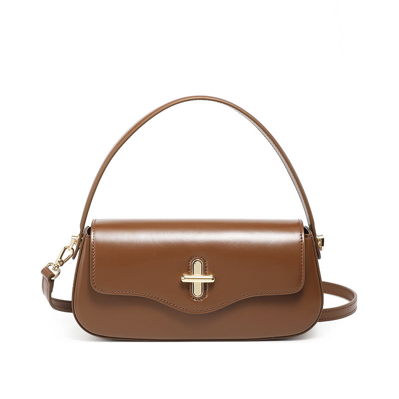 SAC BAGUETTE LUNE CUIR