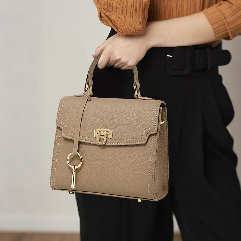 SAC ÉPAULIÈRE CUIR GRAINÉ