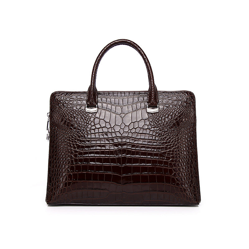 PORTE-DOCUMENT MOTIF CROCO CHIC