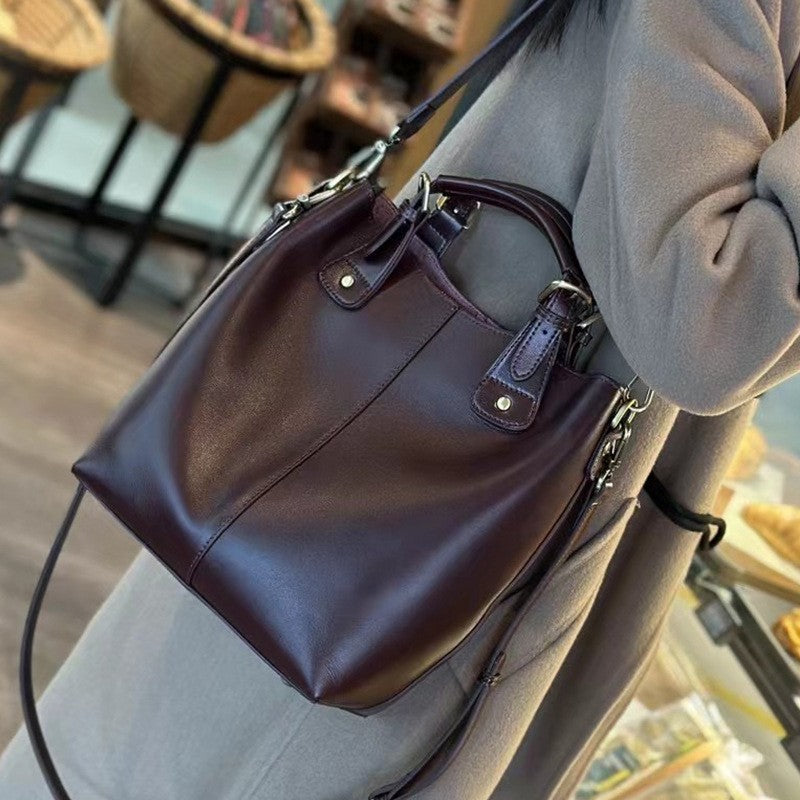 SAC ÉPAULIÈRE CUIR TANNÉ VÉGÉTAL