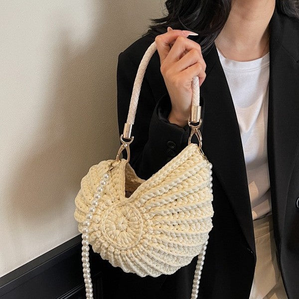 SAC SEAU TRESSÉ FAIT MAIN