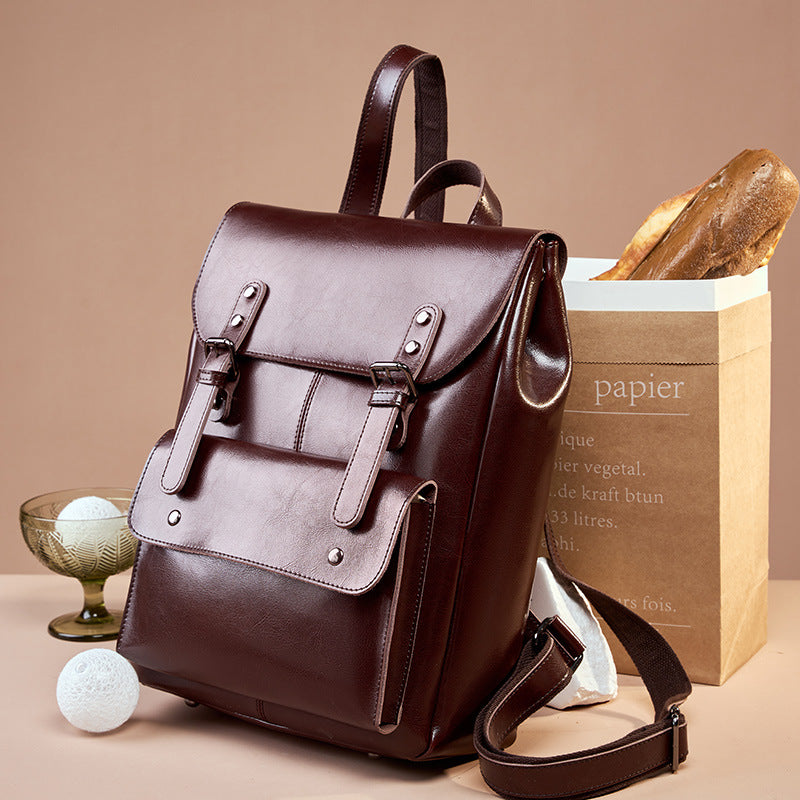 SAC À DOS EN CUIR FEMME