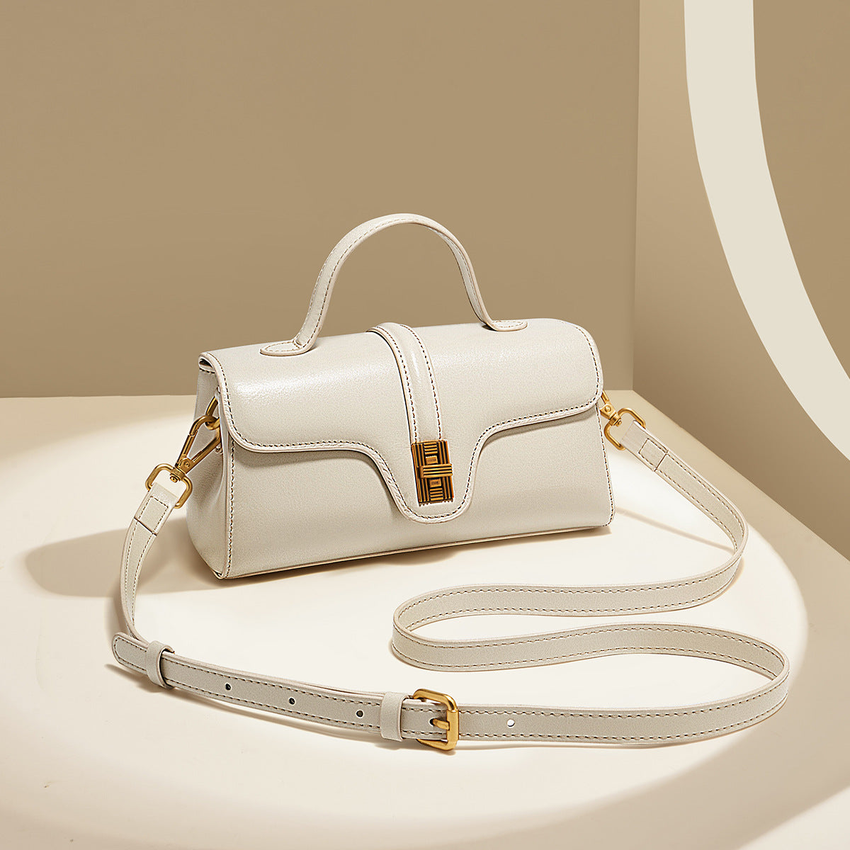 SAC POCHETTE CUIR FEMME
