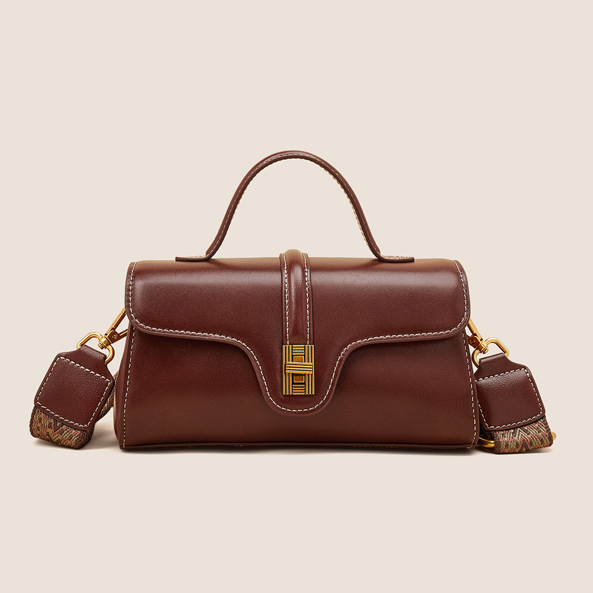 SAC POCHETTE CUIR FEMME