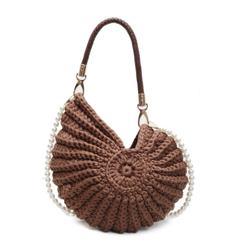 SAC SEAU TRESSÉ FAIT MAIN