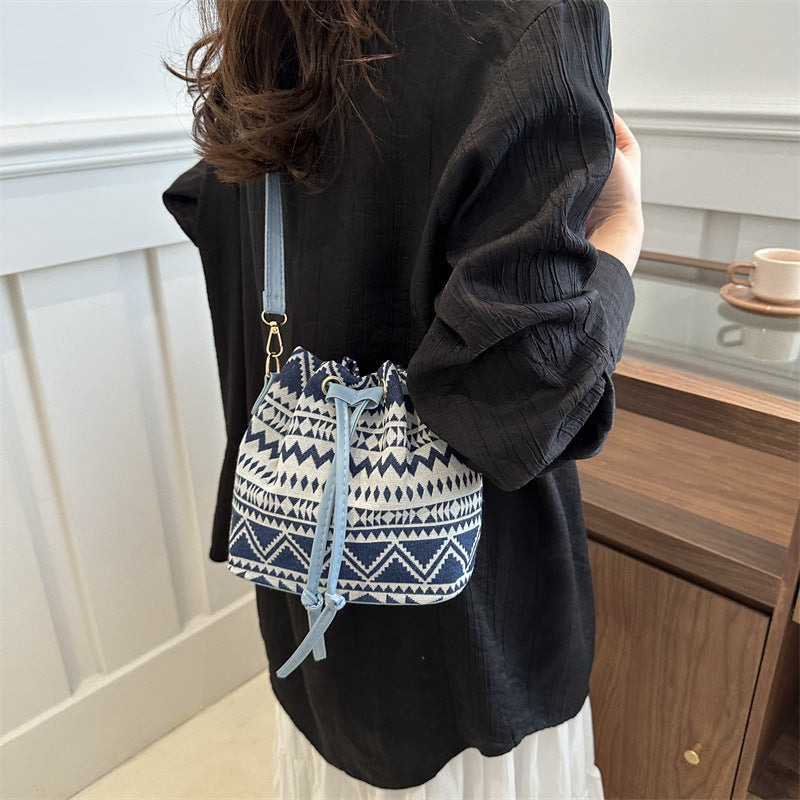 MINI SAC SEAU RÉTRO FEMME