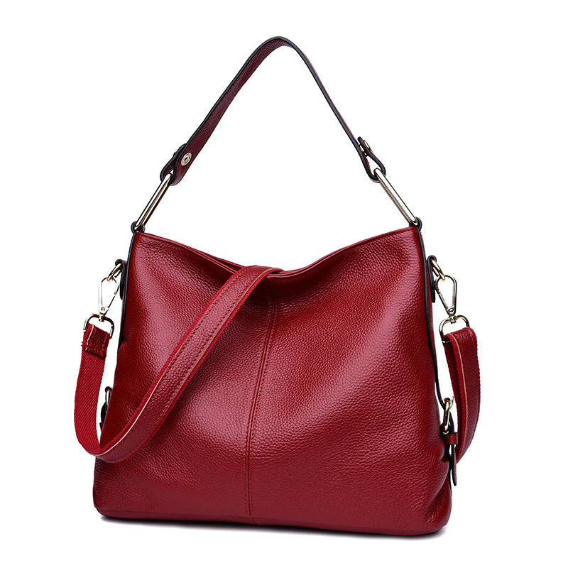 SAC À BANDOULIÈRE CUIR PORTÉ CROISÉ