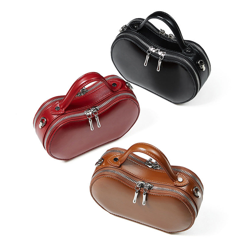 SAC ÉPAULIÈRE CRÉATIF CUIR FRUITÉ
