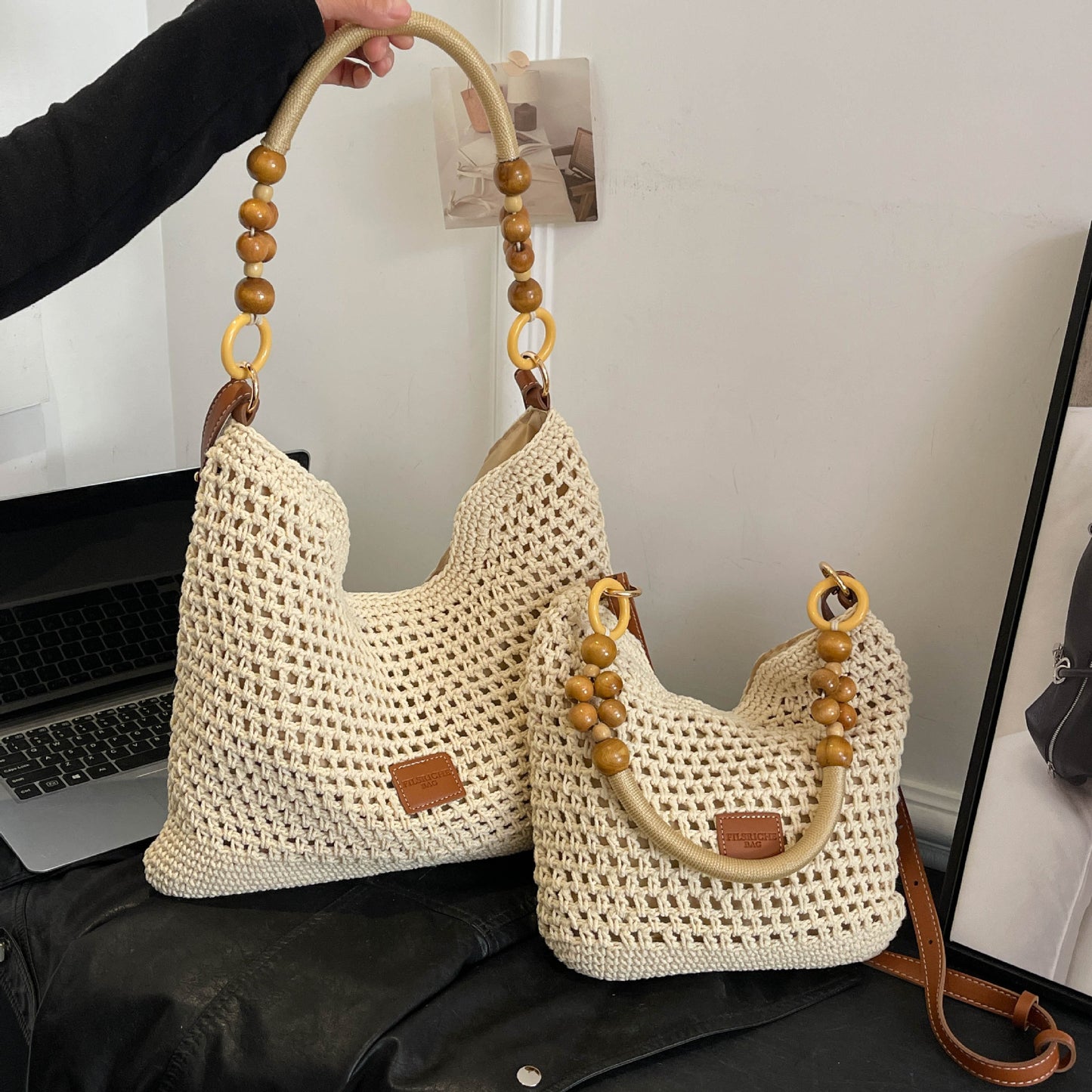 SAC DE PLAGE DÉCONTRACTÉ GRANDE CAPACITÉ