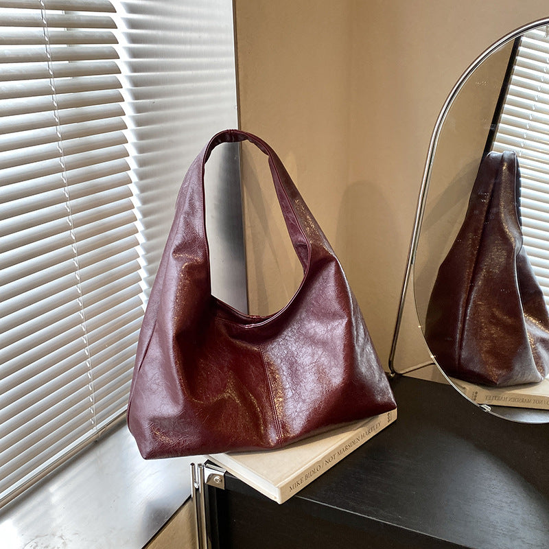 SAC ÉPAULIÈRE GRAND FOURRE-TOUT RÉTRO