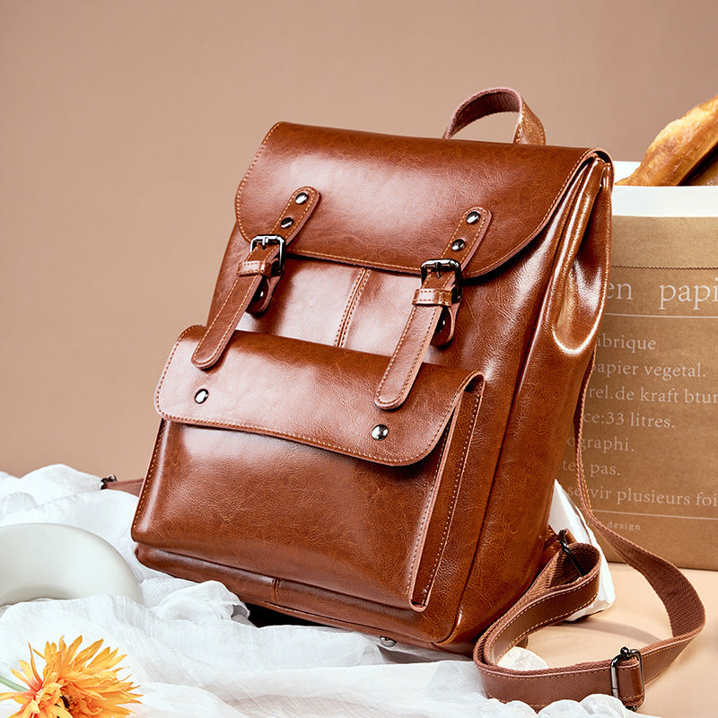 SAC À DOS EN CUIR FEMME