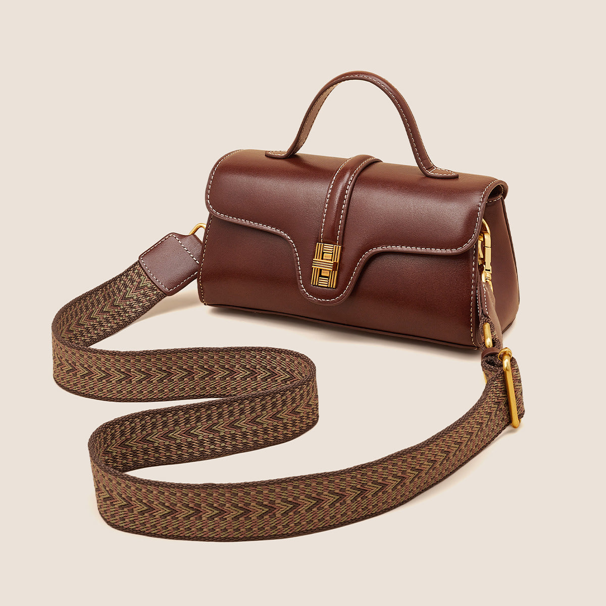 SAC POCHETTE CUIR FEMME