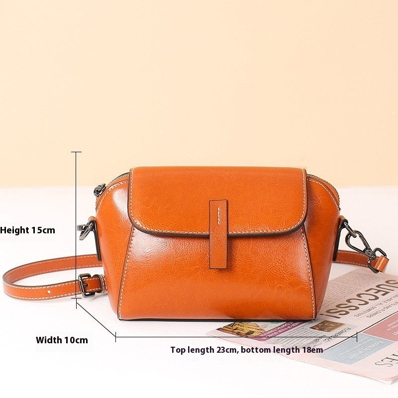 SAC ÉPAULIÈRE COQUILLE CUIR BRILLANT