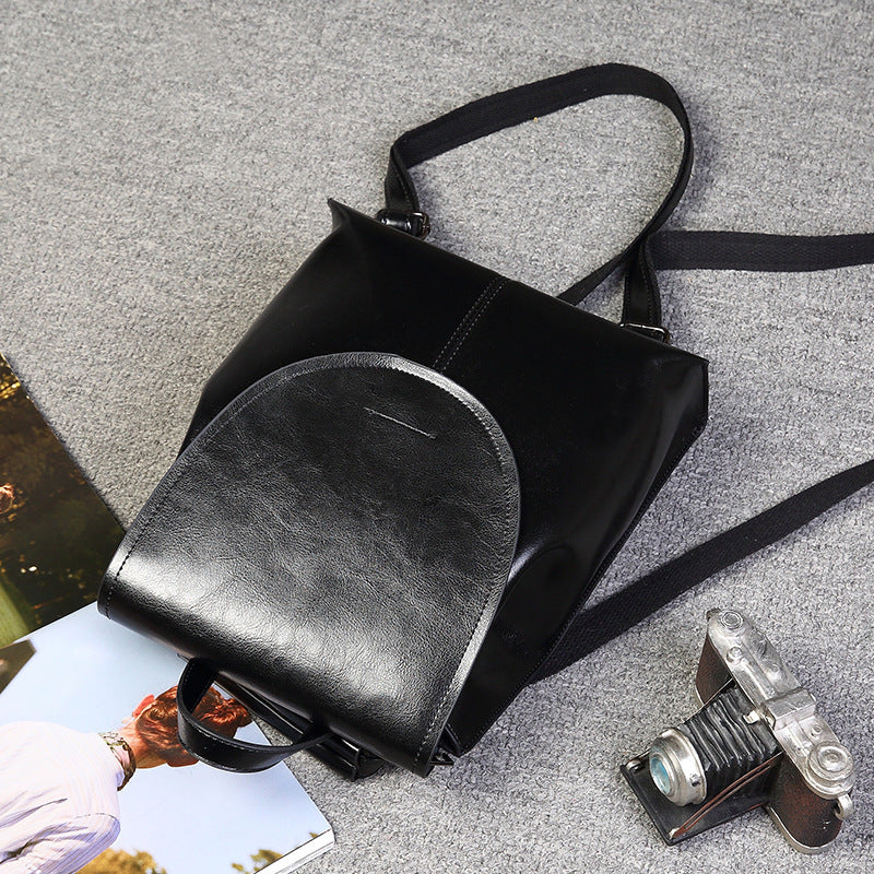 SAC À DOS RÉTRO EN CUIR FEMME