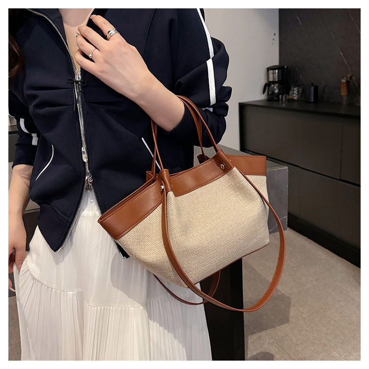 SAC DE SHOPPING PLISSÉ DÉCONTRACTÉ