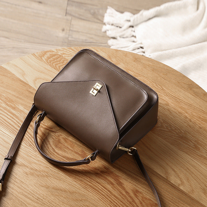 SAC ÉPAULIÈRE EN CUIR RÉTRO TENDANCE POUR FEMME