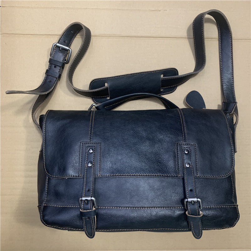 SAC BESACE EN VACHETTE POLI