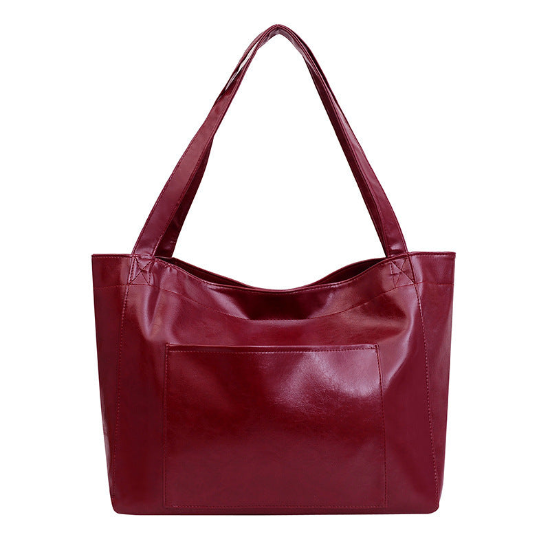 SAC ÉPAULIÈRE CUIR SOUPLE FEMME