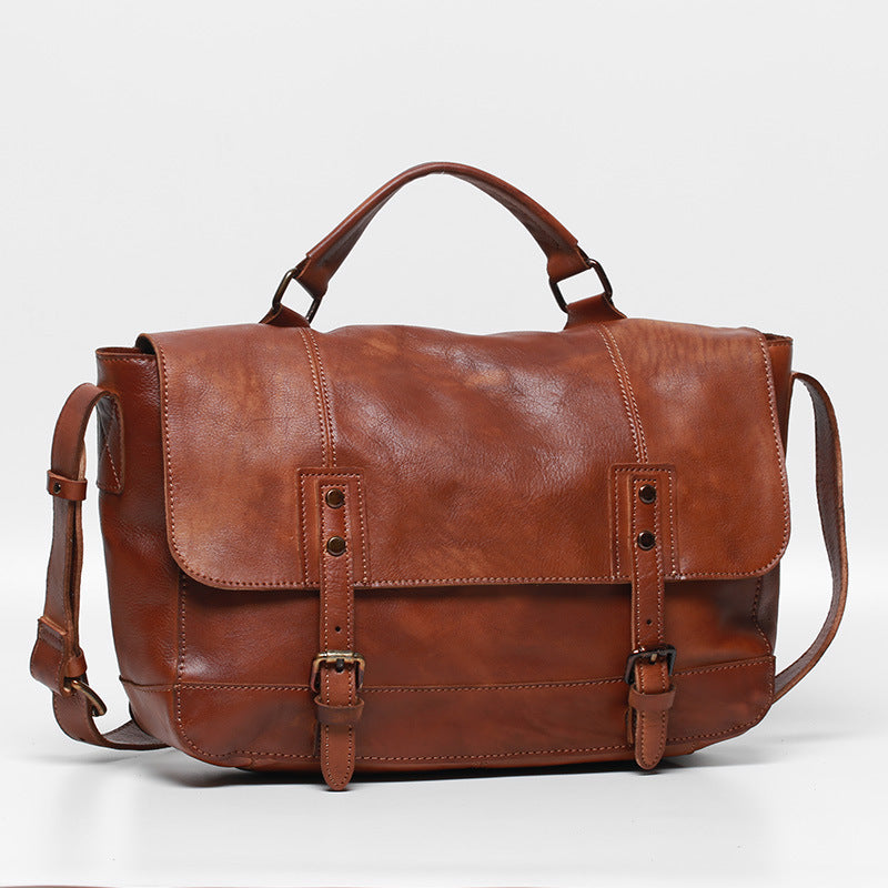 SAC BESACE EN VACHETTE POLI