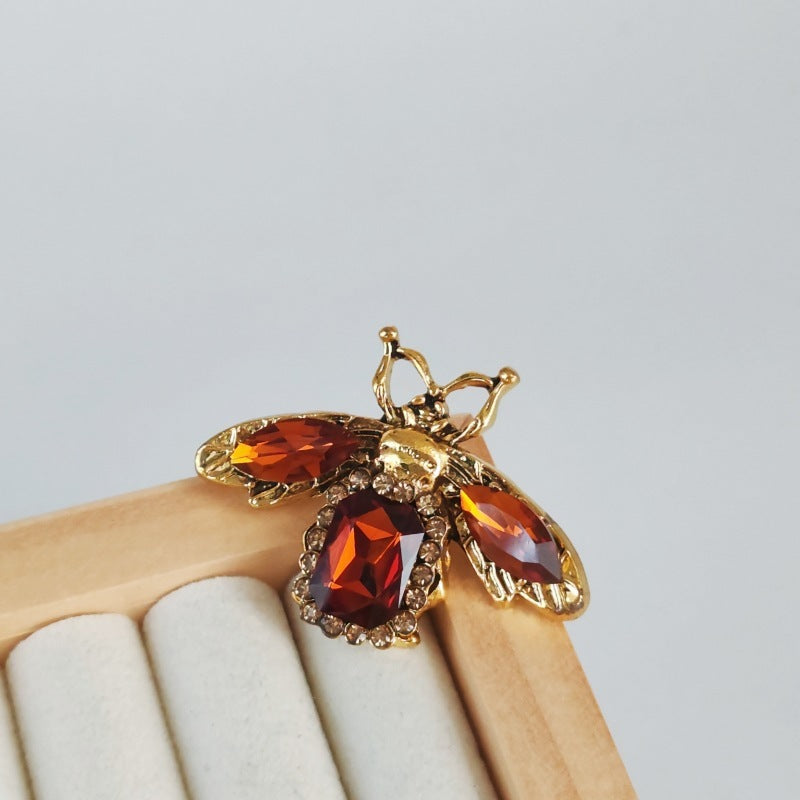 BROCHE ARTISANALE ABEILLE