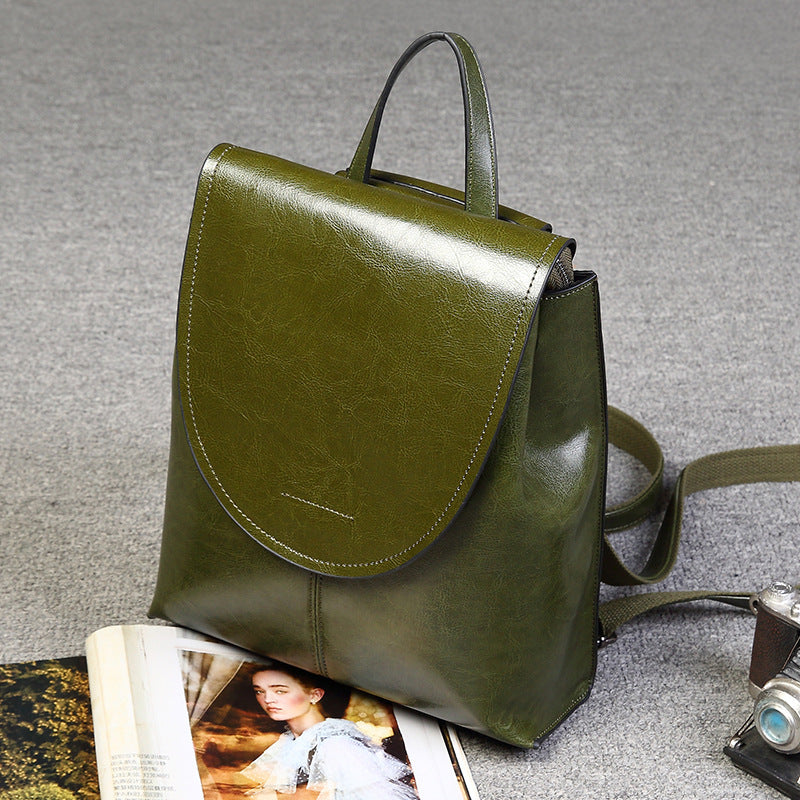 SAC À DOS RÉTRO EN CUIR FEMME