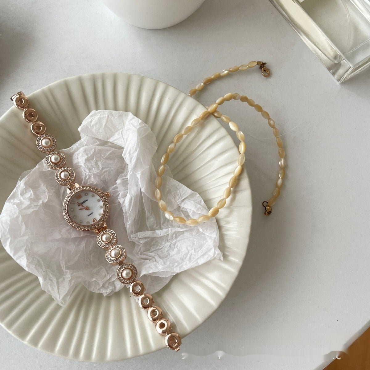 MONTRE PERLES D’EAU DOUCE