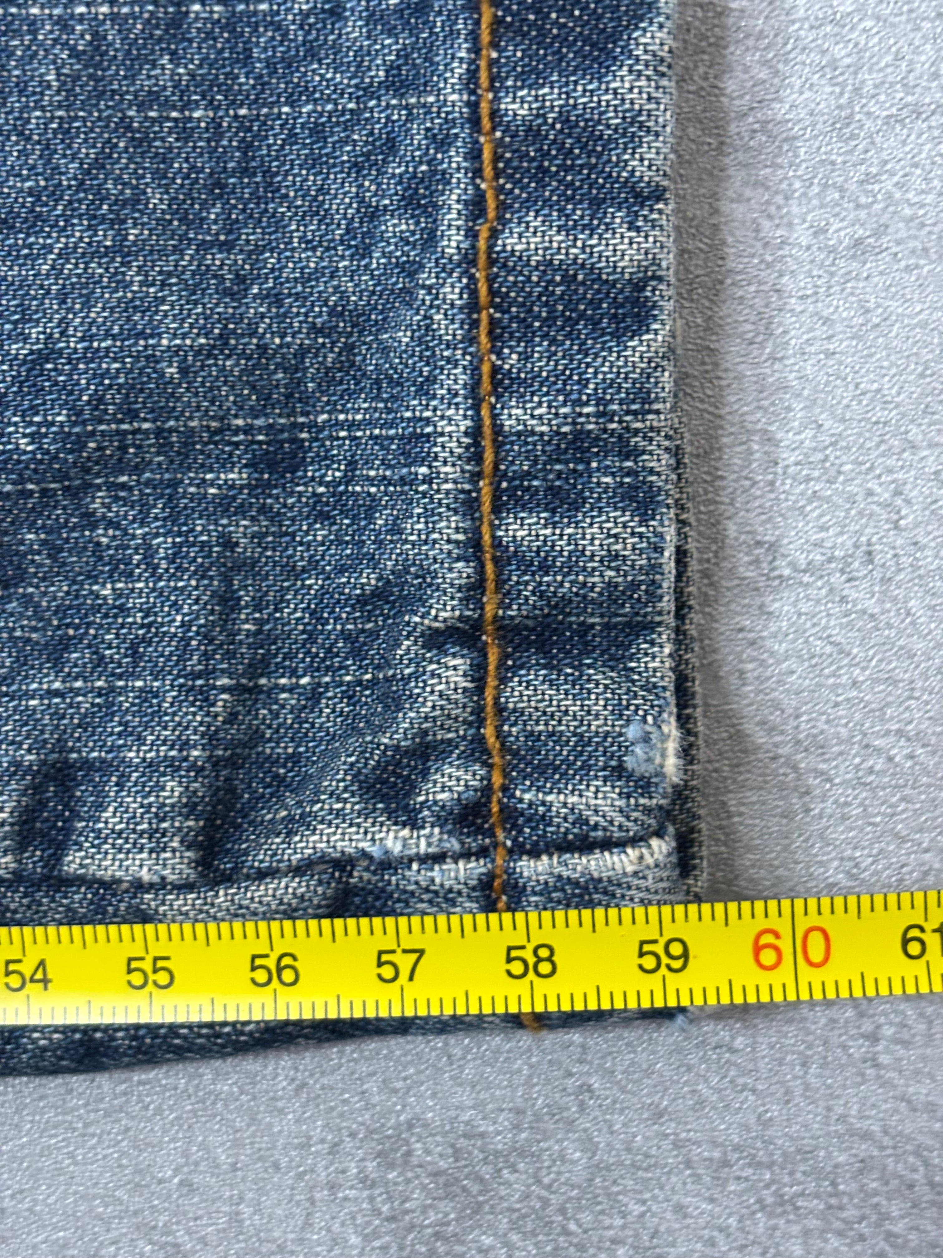 Levi Strauss Signature Short Jean Homme W38 FR48 Bleu Vintage 100% Coton Denim