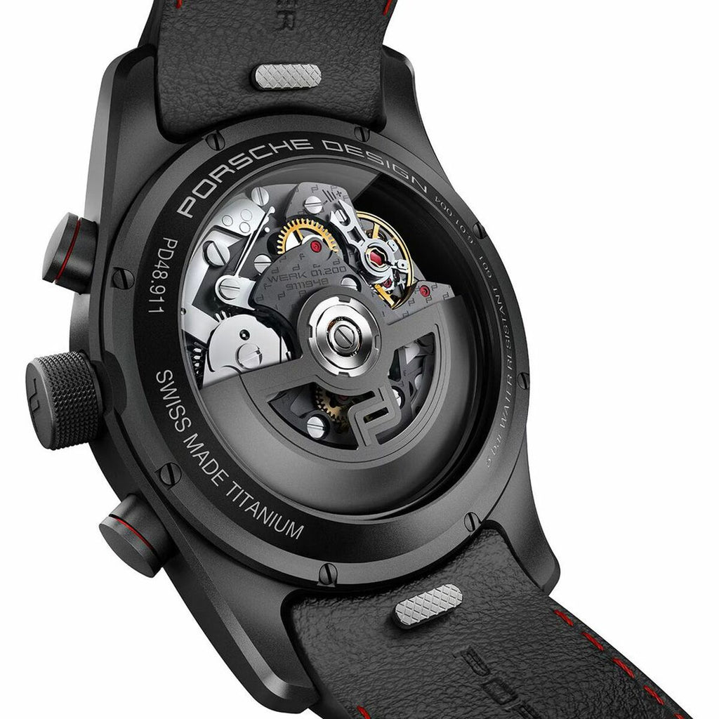 Porsche Design Black Edition – Cuir & Acier Automatique Homme