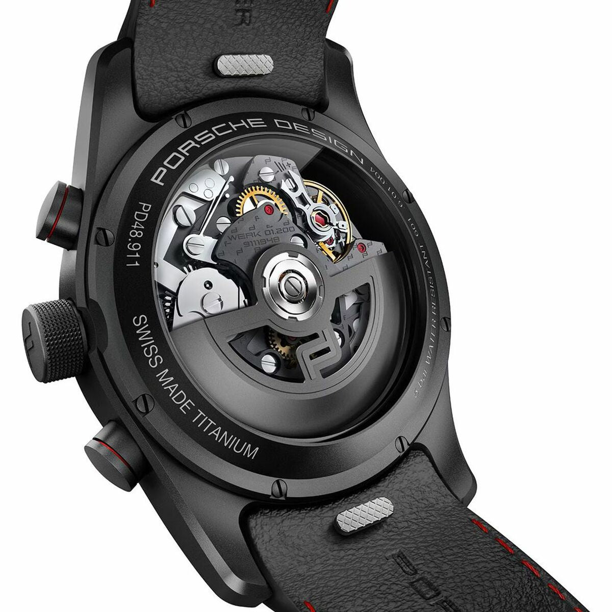 Porsche Design Black Edition – Cuir & Acier Automatique Homme