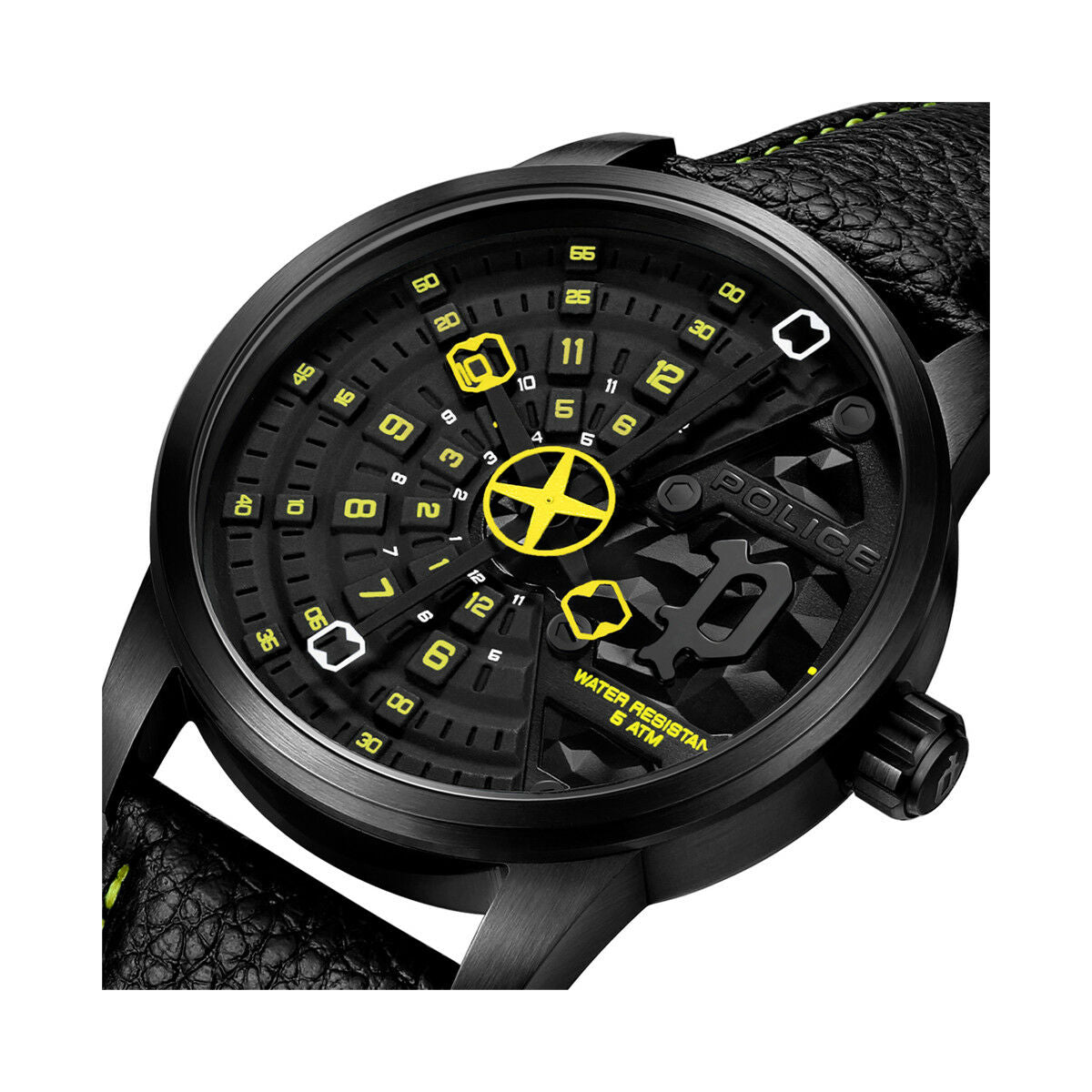 Montre Homme Police Noir